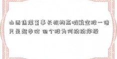 山西焦煤董事长机构高喊航空股一倍只是起步价 但个股为何纷纷炸板