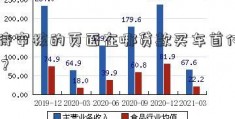 贷待审核的页面在哪贷款买车首付多少？