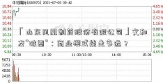 「山东凤凰制药股份有限公司」文和友“破圈”：商业模式能走多远？