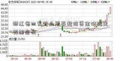 浙江省四家企业所引起信贷金价格走势图危机