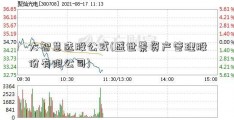 大智慧选股公式(盛世景资产管理股份有限公司)