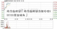 海富通股票「海富通股票最新净值600790资金流向」